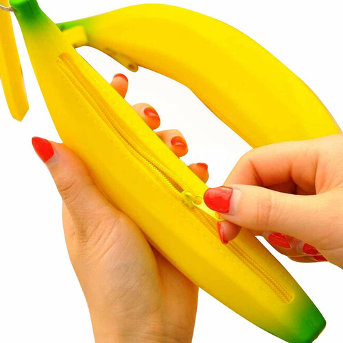 Lovely Small Purse women soft Silicone Banana Tie