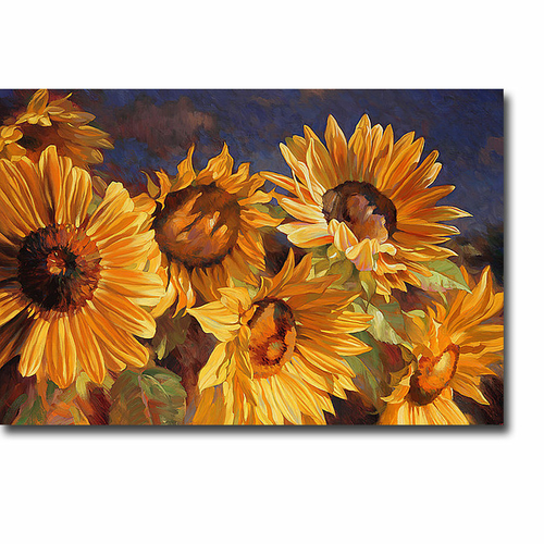 Artistic Home Gallery 1624L943IG Sunflower by Emma Styles Premium Gall