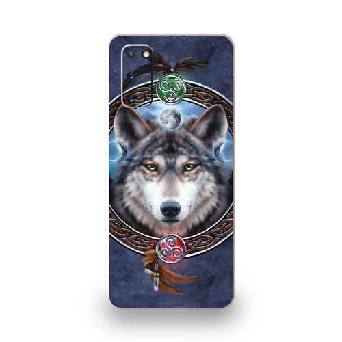 MightySkins SAGS20-Wolf Dreamcatcher Skin for Samsung Galaxy S20 - Wol