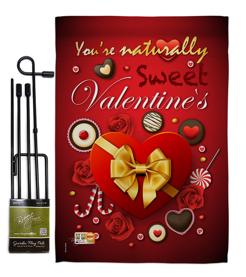 Breeze Decor BD-VA-GS-101003-IP-BO-D-US15-BD 13 x 18.5 in. Candy Love 