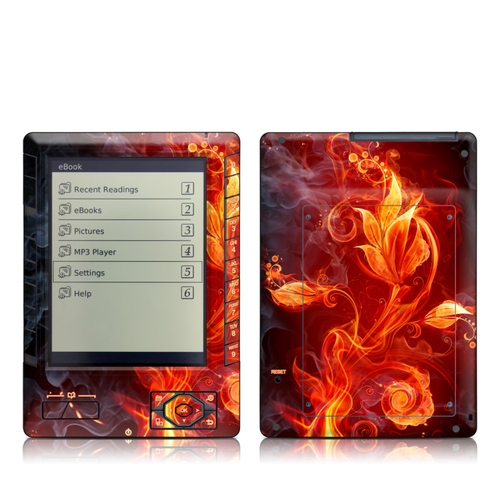 DecalGirl ALBR-FLWRFIRE Libre eBook Reader Pro Skin - Flower Of Fire