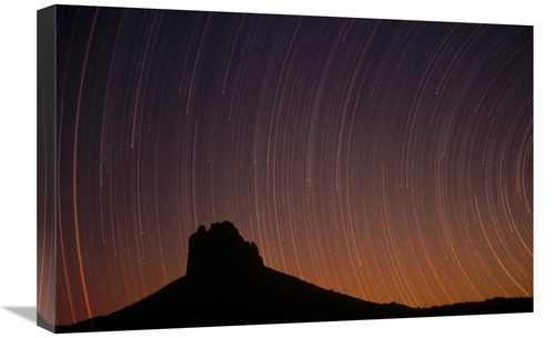 Global Gallery GCS-396979-1624-142 16 x 24 in. Startrails Over Shiproc