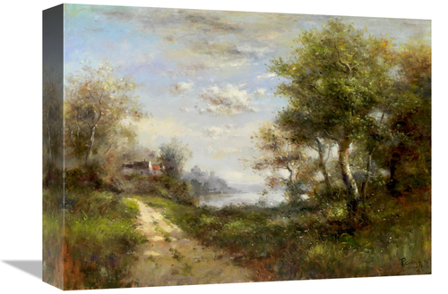 Global Gallery GCS-132397-1216-142 12 x 16 in. Morning Walk Art Print 