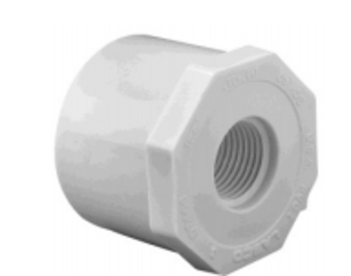 Lasco Fittings PV437421 4 in. Spigot 2.5 in. Socket PVC Reducer