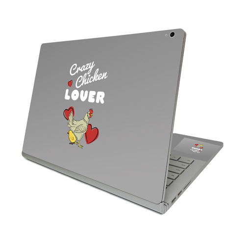 MightySkins MISURF31320-Crazy Chicken Lover Skin for Surface Book 3 13