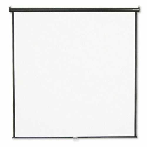 Quartet 684S Wall or Ceiling Projection Screen  84 x 84  White Matte  