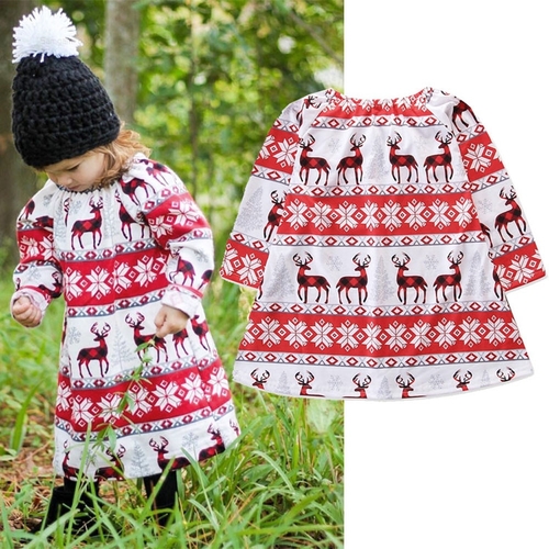 Cute Toddler Infant Baby Girls Christmas XMAS