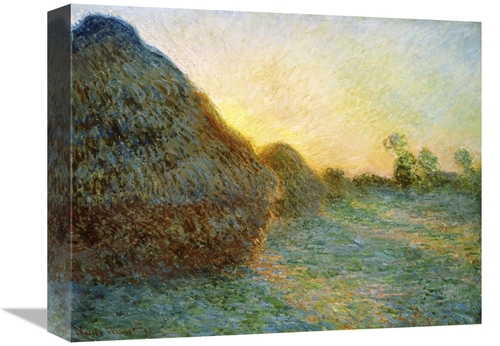 Global Gallery GCS-278661-16-142 16 in. Haystacks, 1891 Art Print 