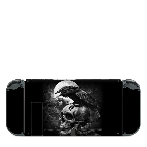 DecalGirl NSB-POESRAVEN Nintendo Switch Console Back Skin - Poes Raven