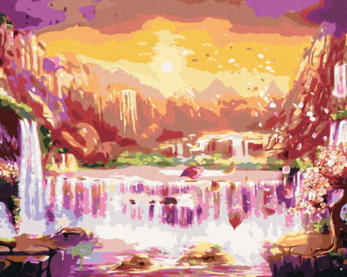 Paint by Numbers - JAPANESE WATERFALLS