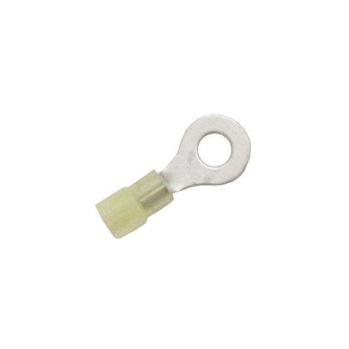 TMRSTNY38-100 0.37 in. Yellow Nylon Ring Terminal, Size 12-10 - Ba