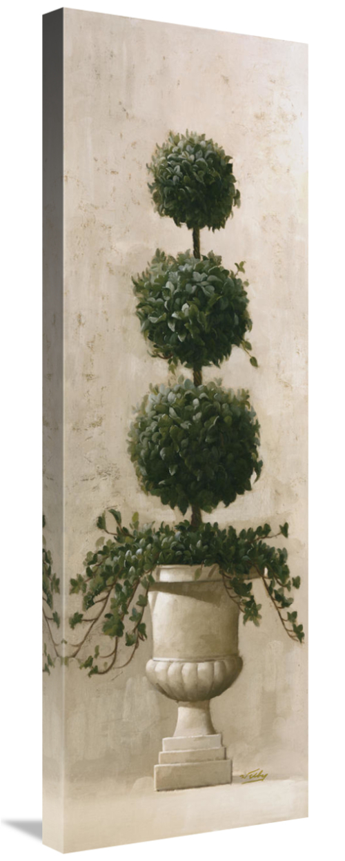 Global Gallery GCS-119343-1236-142 12 x 36 in. Roman Topiary II Art Pr