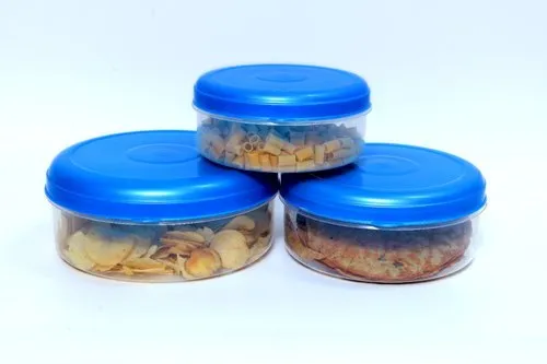 Plastic Papad Storage Containers Set of 3