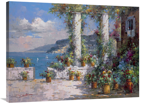 Global Gallery GCS-124199-3040-142 30 x 40 in. Hillside VIew I Art Pri