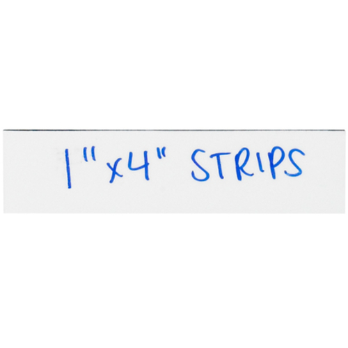 Box Partners LH172 1 x 4 in. White Warehouse Labels - Magnetic Strips 