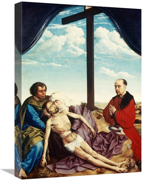 Global Gallery GCS-281505-22-142 22 in. Pieta Art Print - Rogier Van D