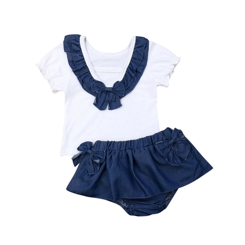 Summer Newborn Infant Kids Baby Girls Cotton Short