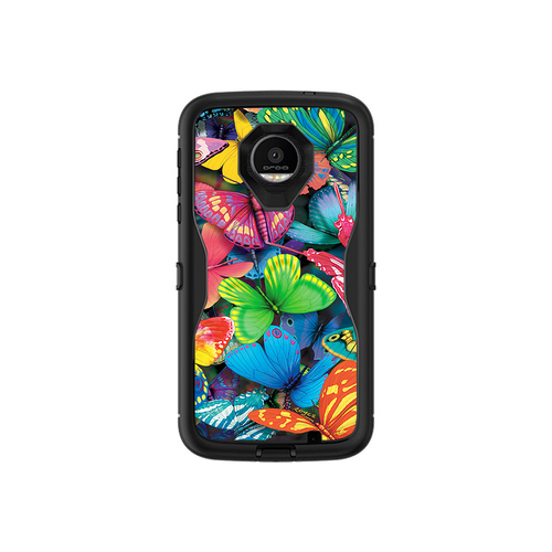 MightySkins MOZDED-Butterfly Party Skin for Otterbox Moto Z Force Droi