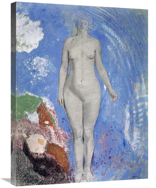 Global Gallery GCS-267088-30-142 30 in. Eve Art Print - Odilon Redon