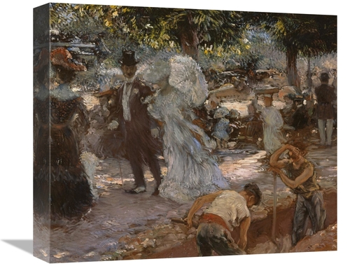 Global Gallery GCS-267921-16-142 16 in. La Promenade Art Print - Gasto