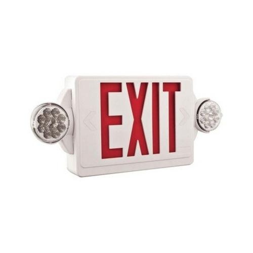 Lithonia Lighting 186HU9 Indoor LED Lighted Exit Sign & Emergency 
