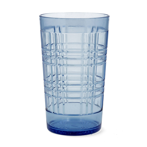 Glass Quid Viba Blue Plastic 650 ml (12 Units) (Pack 12x)