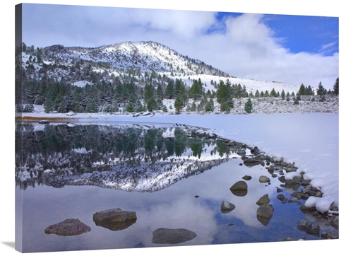 Global Gallery GCS-397183-3040-142 30 x 40 in. June Lake Reflecting Sn