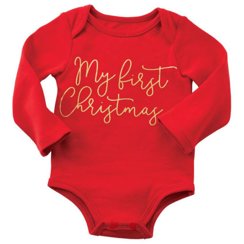 Infant Newborn Baby Boy Girl Christmas Clothes