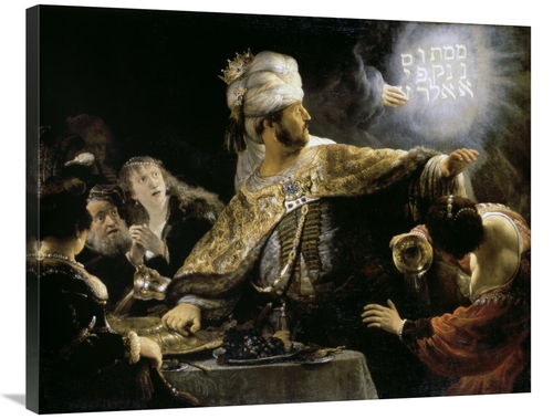Global Gallery GCS-279576-36-142 36 in. Belshazzars Feast Art Print - 