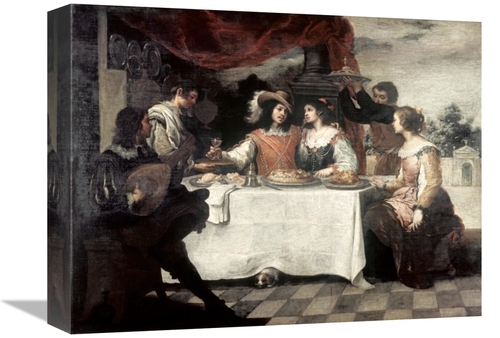 Global Gallery GCS-278798-16-142 16 in. Banquet of the Prodigal Son Ar