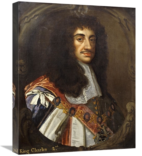 Global Gallery GCS-266760-22-142 22 in. Portrait of King Charles II Ar