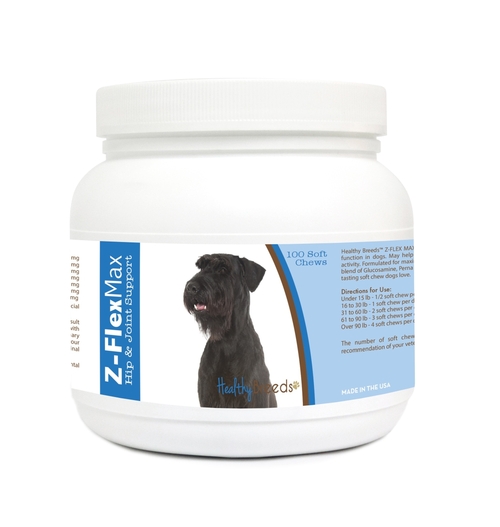 Healthy Breeds 840235108672 Giant Schnauzer Z-Flex Max Hip & Joint Sof