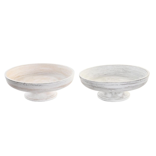 Centerpiece DKD Home Decor White Beige Aged finish 30 x 30 x 11 cm (2