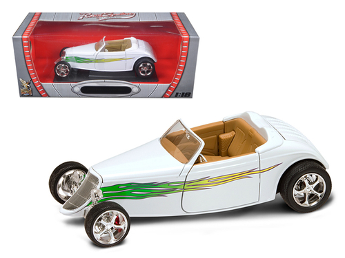 1933 Ford Roadster White 1/18 Diecast Car by Road Signature