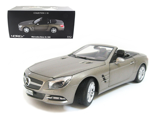 2012 Mercedes Sl Class SL 500 Matt Grey 1/18 Diecast Car Model by
