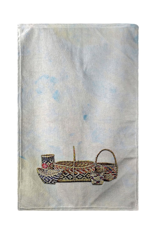 Betsy Drake BT462B 30 x 50 in. Five Baskets Beach Towel