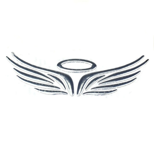 3D Stereoscopic Soft Plastic Wing Car Emblem Badge