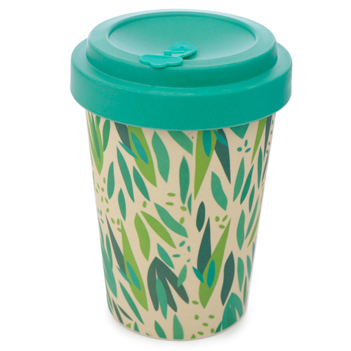 Bamboo Composite Willow Screw Top Travel Mug