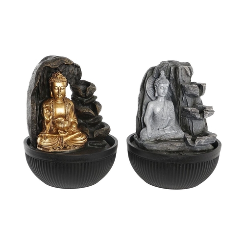 Fountain DKD Home Decor Resin Buddha Oriental 21 x 21 x 25 cm (2