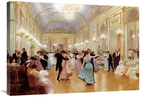 Global Gallery GCS-268013-36-142 36 in. The Ball Art Print - Victor Gi