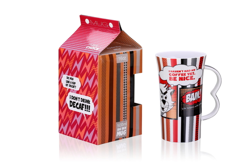 Be nice, Porcelain Mug with Cat 500 ml