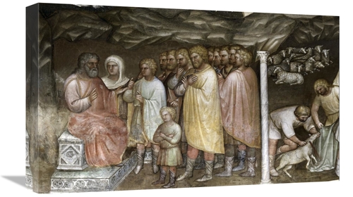 Global Gallery GCS-278555-22-142 22 in. Joseph Tells the Story to His 