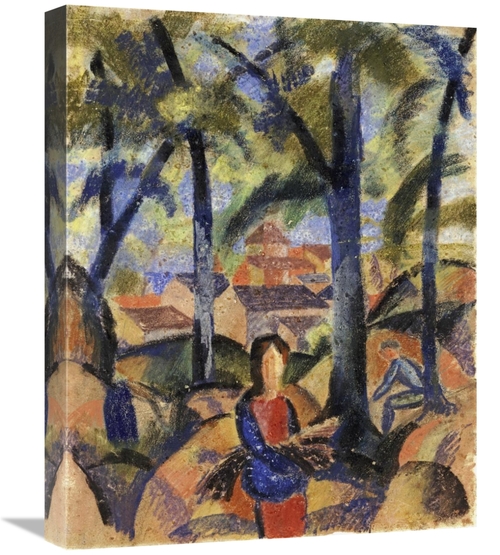 Global Gallery GCS-266797-22-142 22 in. Women Collecting Brushwood Art