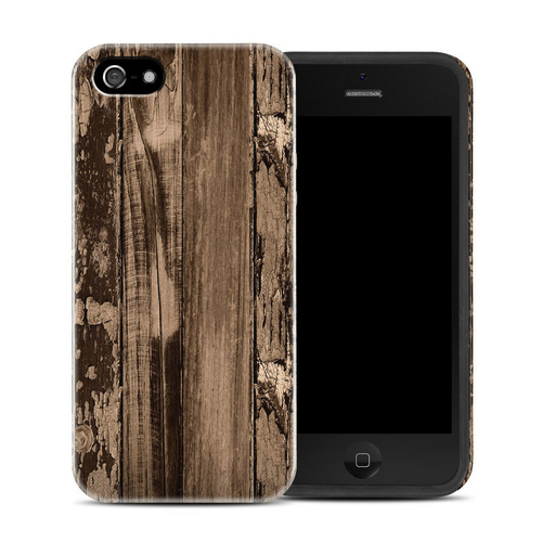 Reclaimed Woods AIP5HC-WWOOD Apple iPhone 5 Hybrid Case - Weathered Wo