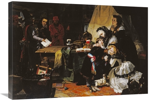 Global Gallery GCS-267549-30-142 30 in. The Last Parting of Marie Anto