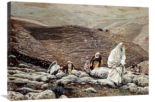 Global Gallery GCS-280362-36-142 36 in. Jesus Goes Up to Jerusalem Art