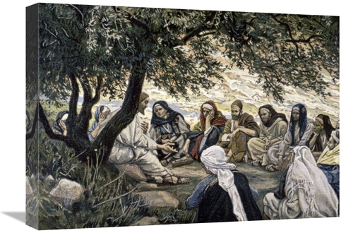 Global Gallery GCS-282938-22-142 22 in. The Sermon on the Mount - Chri