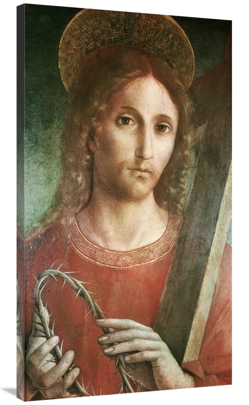 Global Gallery GCS-279310-44-142 44 in. Jesus with Cross & Crown of Th