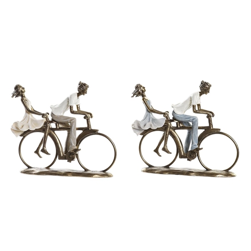Decorative Figure DKD Home Decor 27 x 9,5 x 23 cm Copper Pair (2