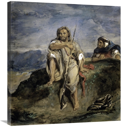 Global Gallery GCS-277359-30-142 30 in. Arab Hunter Art Print - Eugene